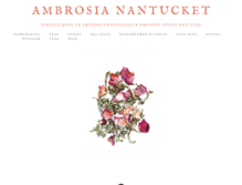 Tablet Screenshot of ambrosianantucket.com
